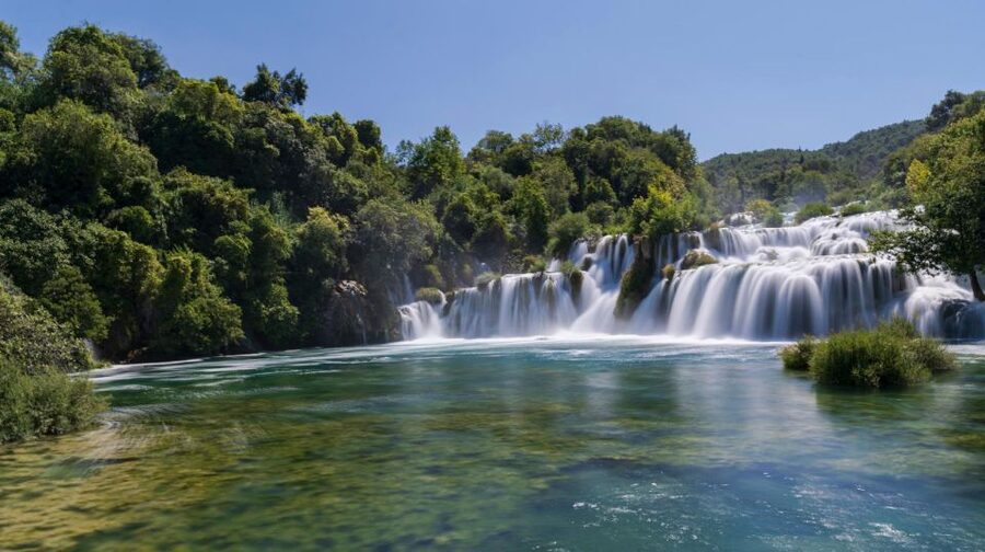 Split: Krka Waterfalls With Boat Cruise, Wine and Olive Oil - Old watermills and Europe’s first hydroelectric station