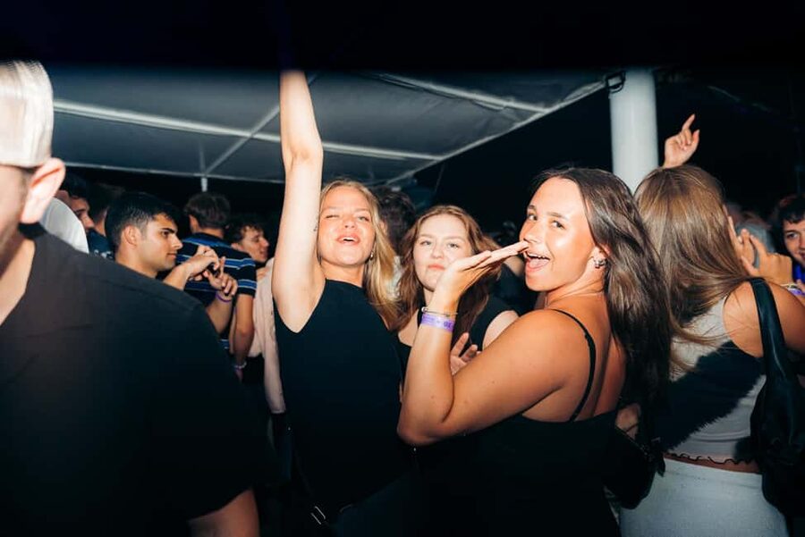 Split: Night Boat Party with Free Shots, Dj and After Party - Meeting the crew near Split’s statue and stairs