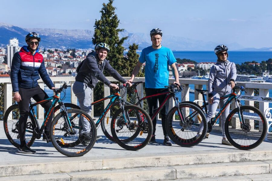 Split: Old Town and Marjan Park Bike Tour - From Varoš stone lanes to Marjan’s pine paths
