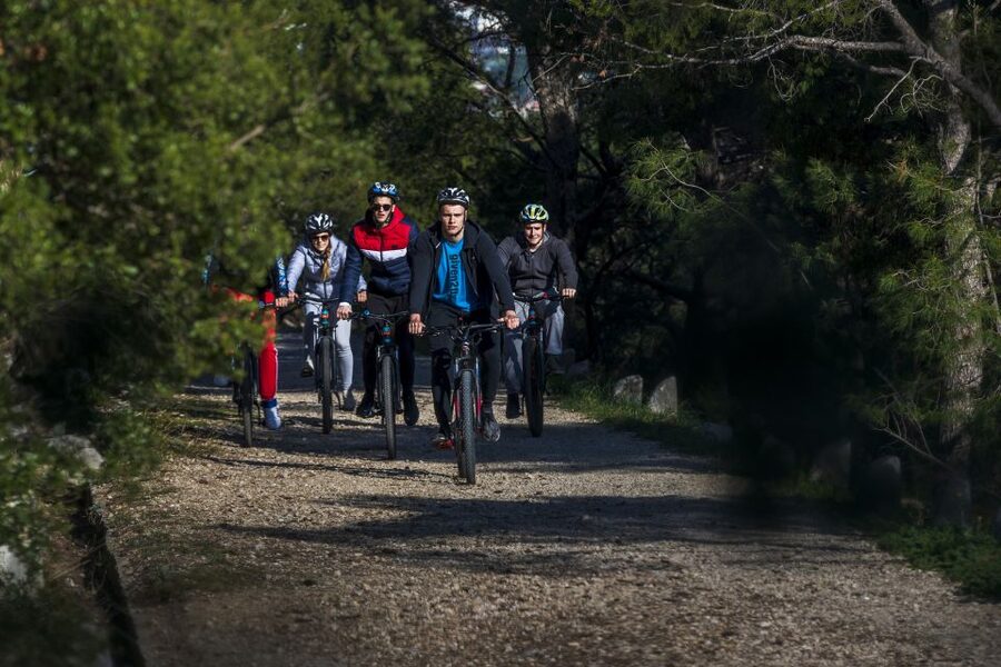 Split: Old Town Guided Bike Tour with Poljud Stadium - Rolling through Split’s Old Town