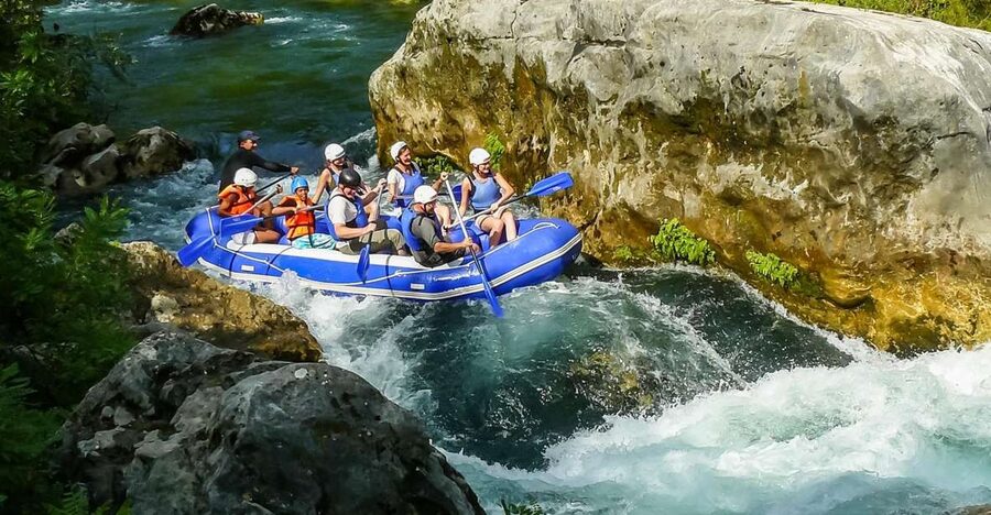 Split/Omiš: Cetina River Rafting with Cliff Jump & Swimming - Getting to the river from Omiš