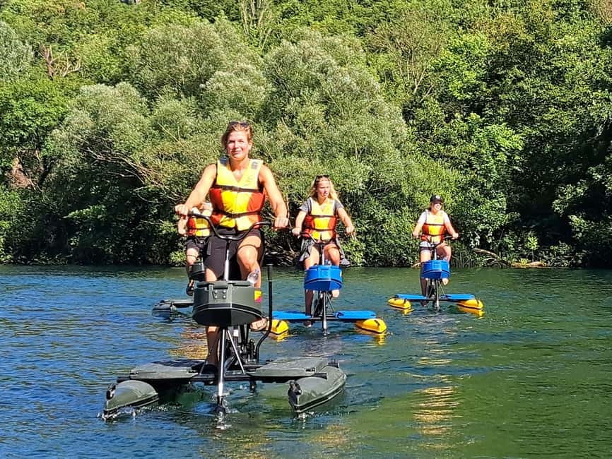 Split/Omiš: Cetina River Water Bike Safari - A strange but relaxing way to see the Cetina