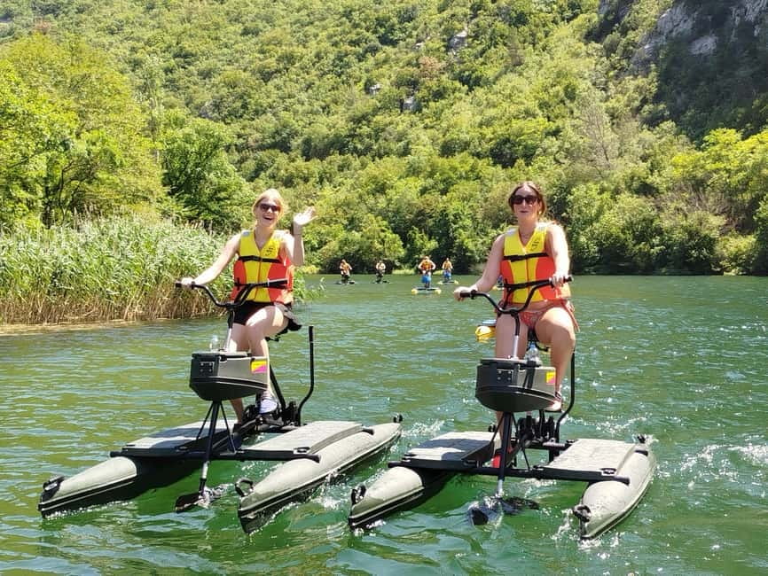 Split/Omiš: Cetina River Water Bike Safari - The 4-kilometer ride downriver