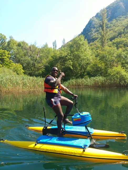 Split/Omiš: Cetina River Water Bike Safari - Ivan, Dino, and the small extras