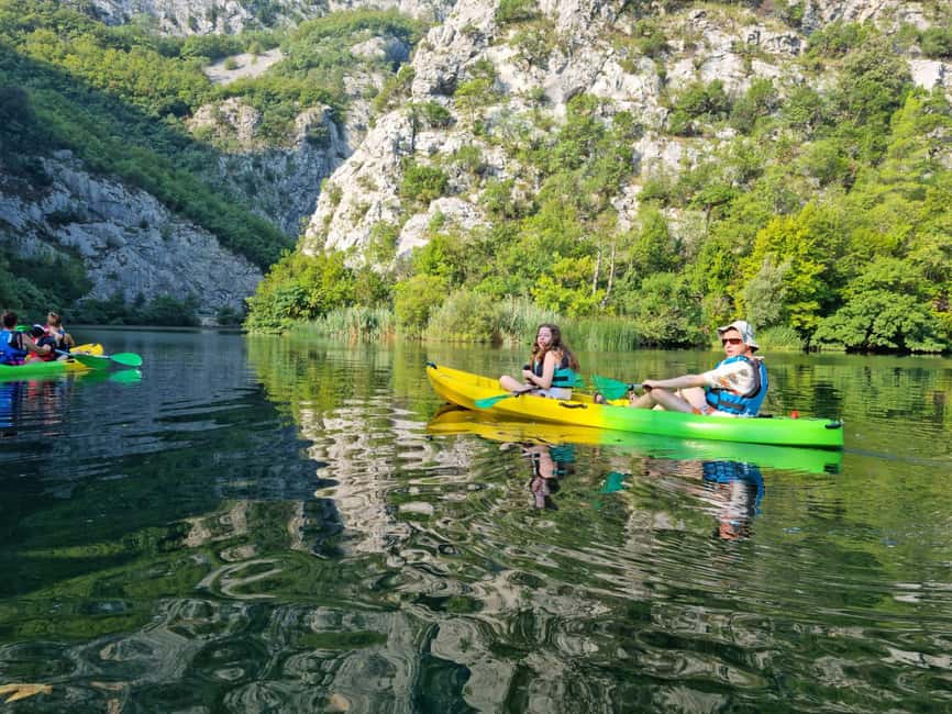 Split/Omiš - Guided Kayaking & Snorkeling Tour Cetina River - A two to three hour plan that fits a busy day