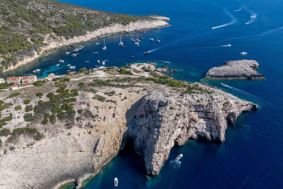 Split or Trogir: Blue Cave, Vis, and Hvar Speedboat Day Trip - A fast route across the Adriatic