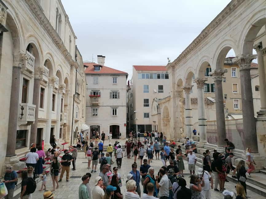 Split; Private Morning Walking Tour in Split - Riva promenade, where Split opens toward the water