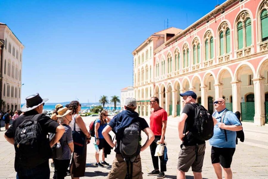 Split: Private Roman History & Market Tour - Starting at the Riva and finding the city model