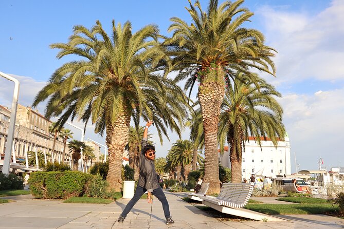 Split Private Tour with Professional Photos - Riva Harbor and the palm-lined promenade