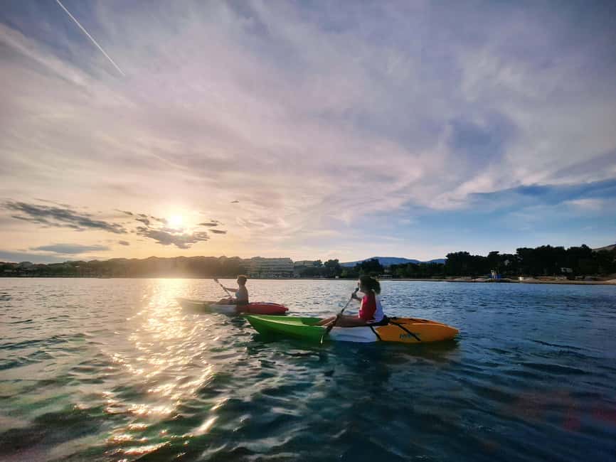 Split: Sunset Guided Kayaking Tour - From central Split to Stobreč in 15 minutes
