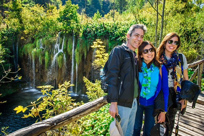 Split to Zagreb Group Transfer with Plitvice Lakes guided tour - Big Waterfall, boat ride, and park train