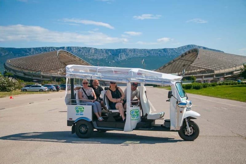 Split: Top City Highlights Electric Tuk-Tuk Tour - Sustipan and the first sea view