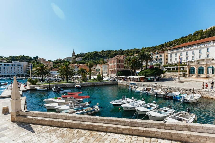Split/Trogir: Blue Cave, Mamma Mia, Hvar and 5 Island Tour - The speedboat ride from Split or Trogir