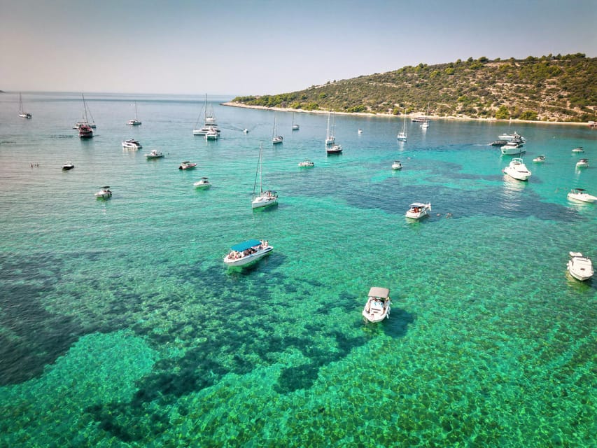 Split/Trogir: Half-Day(5 hours) 3-Island Speedboat Adventure - Maslinica on Šolta, stone lanes and a proper pause