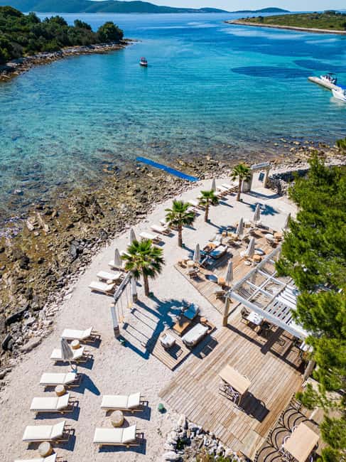 Split/Trogir: Half-Day(5 hours) 3-Island Speedboat Adventure - The final Čiovo swim at Duga Cove or Branac Bay