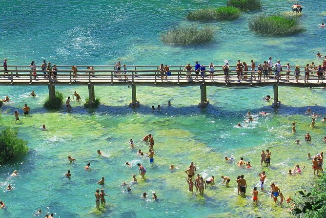 Split/Trogir/Kastela: Krka Private Tour - option: Wine Tasting - Local wine and olive oil in Plastovo