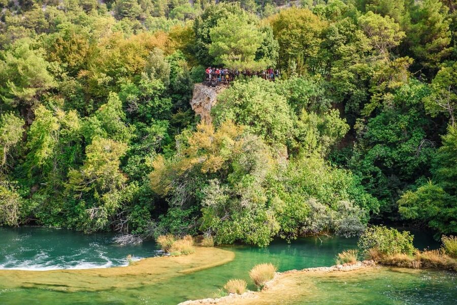 Split/Trogir: Krka National Park Day Trip & Boat to Skradin - Old stone houses and a working watermill