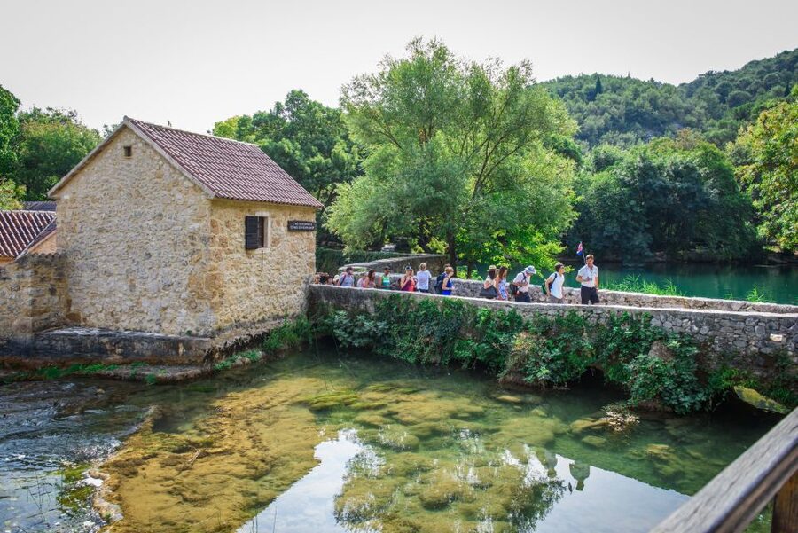 Split/Trogir: Krka National Park Day Trip with Wine Tasting - The 30-minute boat ride through the Krka canyon