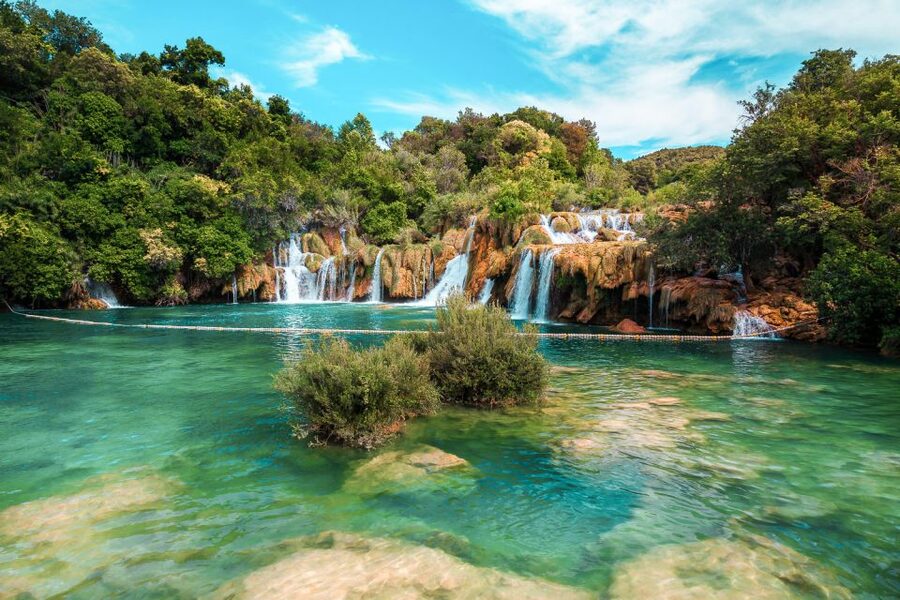 Split & Trogir: Krka Waterfalls & Swimming in Primošten - Primošten: a swim and a stone-town finish