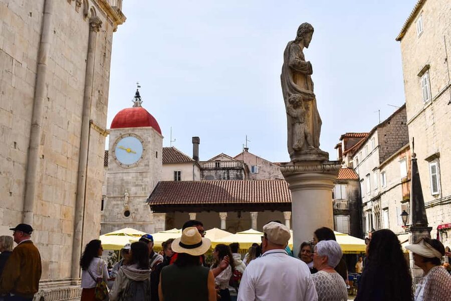 Split: Trogir Open Top Bus Trip + Free Split Walking Tour - The 45-Minute Ride Along the Adriatic Coast