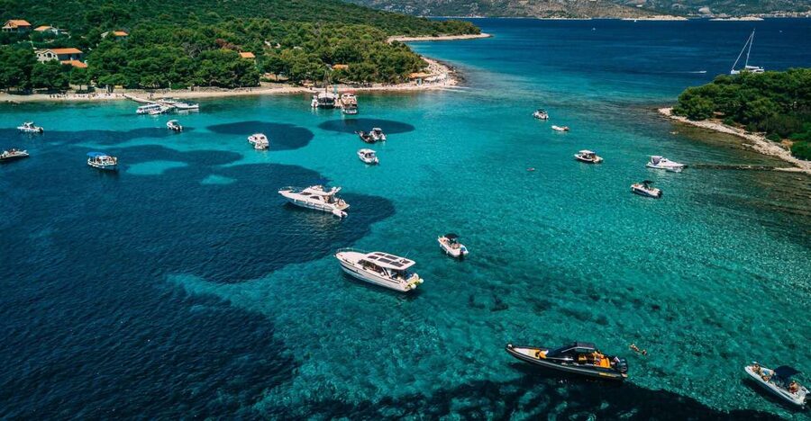 Split & Trogir: Private Blue Lagoon & Wine Tasting Boat Tour - Nečujam on Šolta: an hour to slow down