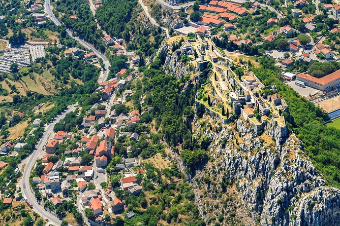 The Diocletian route - Panoramic Flight over Split - Solin closes the loop before the return to Sinj