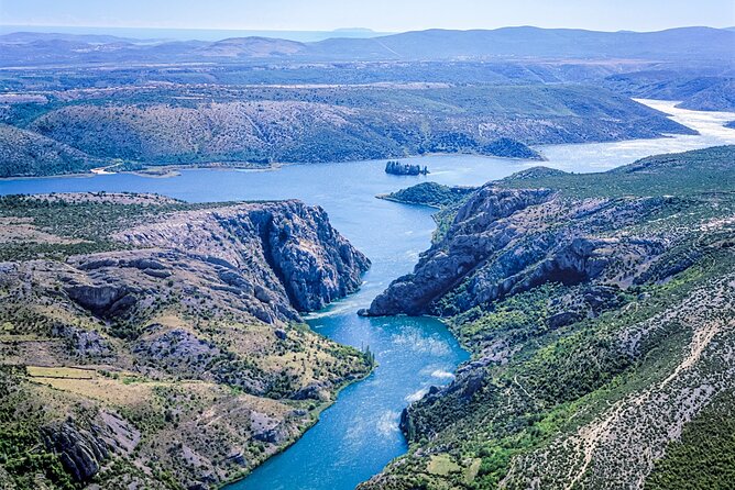 The Wonder of nature route - Panoramic Flight over Plitvice Lakes & Krka NP - Plitvice Lakes from above