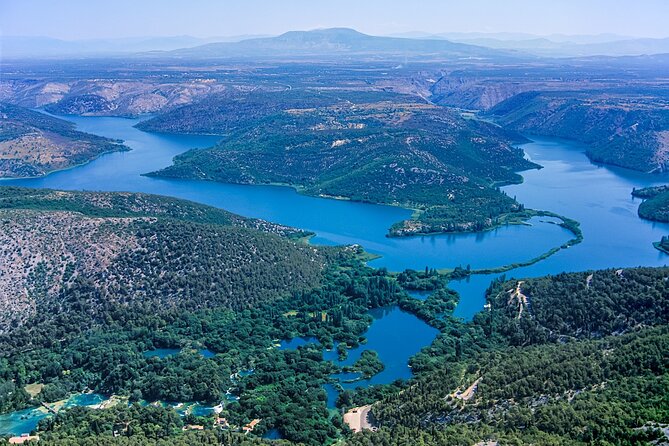 The Wonder of nature route - Panoramic Flight over Plitvice Lakes & Krka NP - A private flight for three, not a budget sightseeing ride