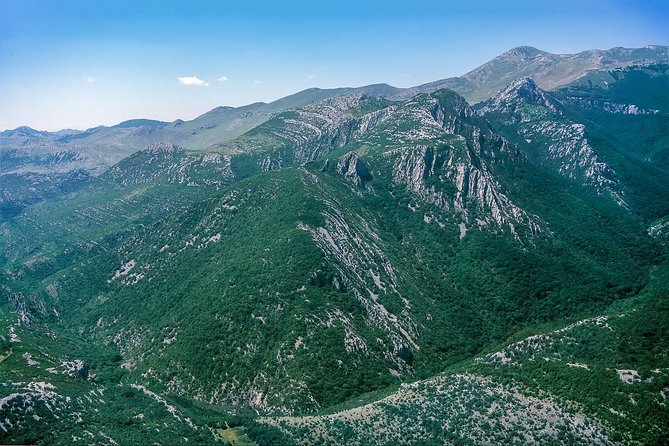 The Wonder of nature route - Panoramic Flight over Plitvice Lakes & Krka NP - Visovac monastery, a small detail with a strong setting