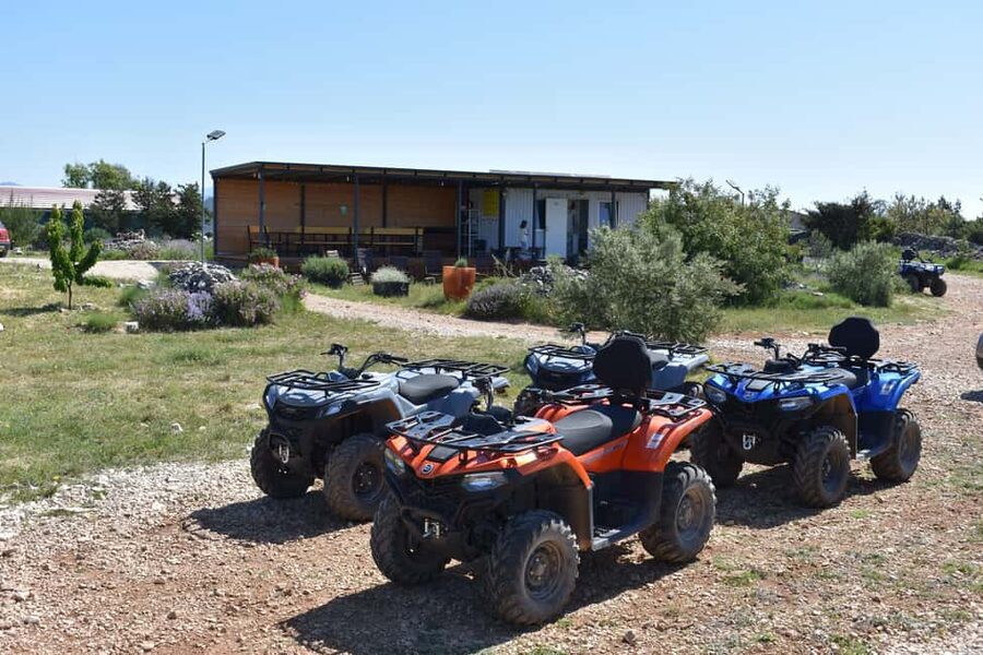 Trogir, Žedno: Čiovo Island 100% Off-Road Quad ATV Tour - Riding the first off-road section
