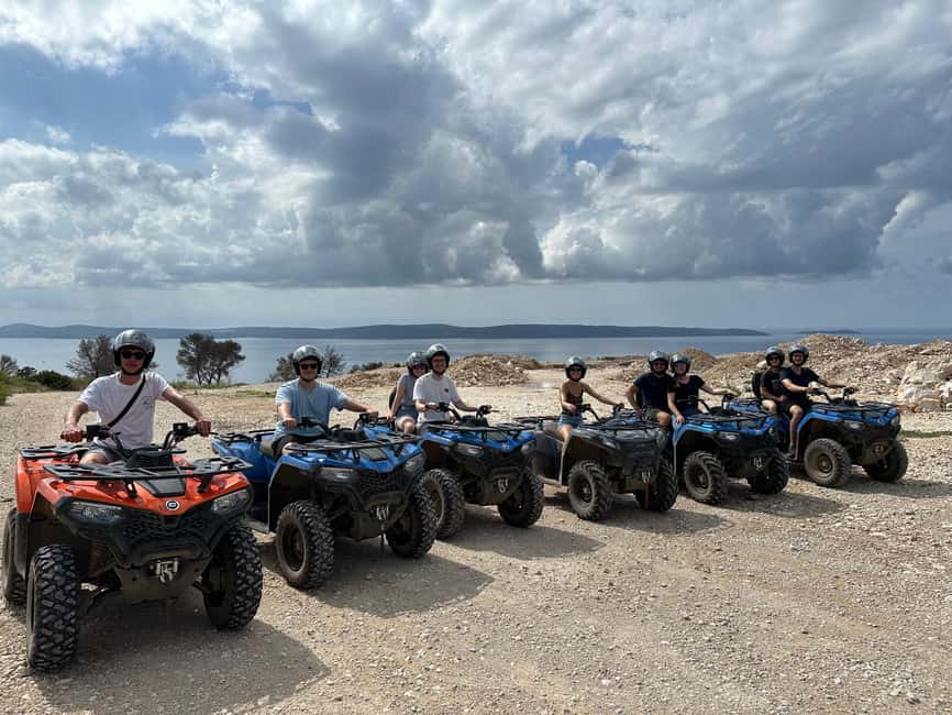 Trogir, Žedno: Čiovo Island 100% Off-Road Quad ATV Tour - The eastern viewpoint over Split