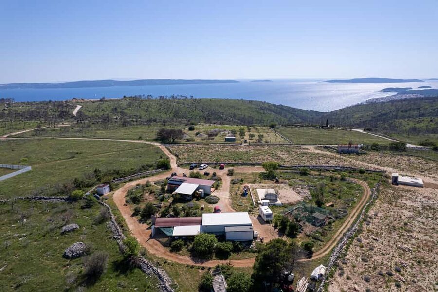 Trogir, Žedno: Čiovo Island 100% Off-Road Quad ATV Tour - The cliffside monastery by the Adriatic