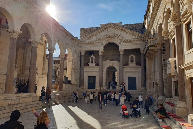 Walking Tour of Split and Diocletian's Palace - Starting beneath the Roman columns at the Peristyle